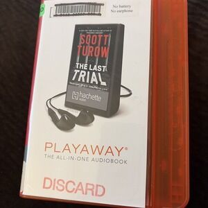 Playaway Ex Library Audio Book Scott Turow The Last Trial